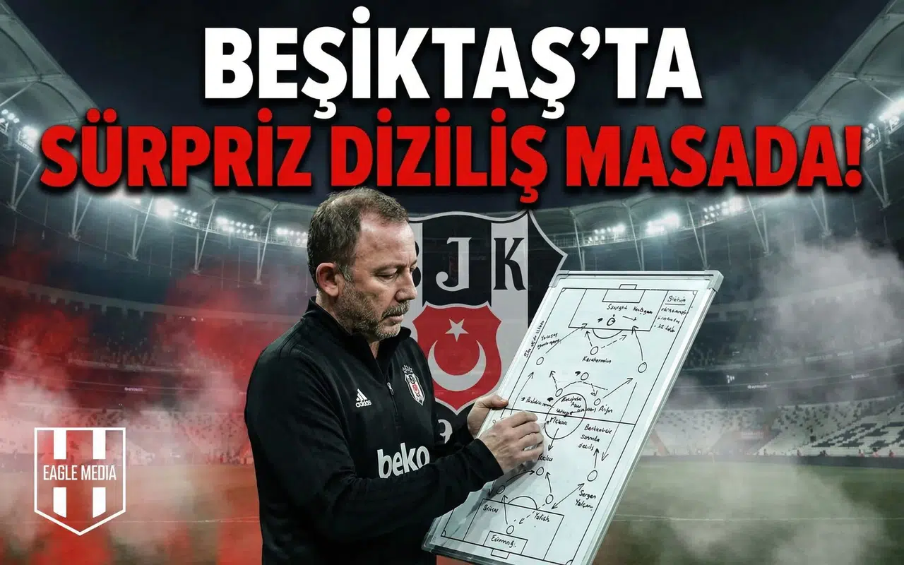 Beşiktaş’ta Trabzonspor maçı için iki sürpriz diziliş masada!