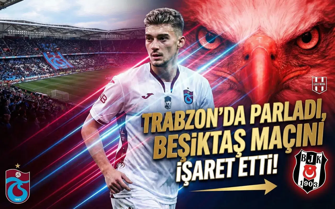 Kiralık gittiği Trabzon'da parladı, Beşiktaş maçını işaret etti