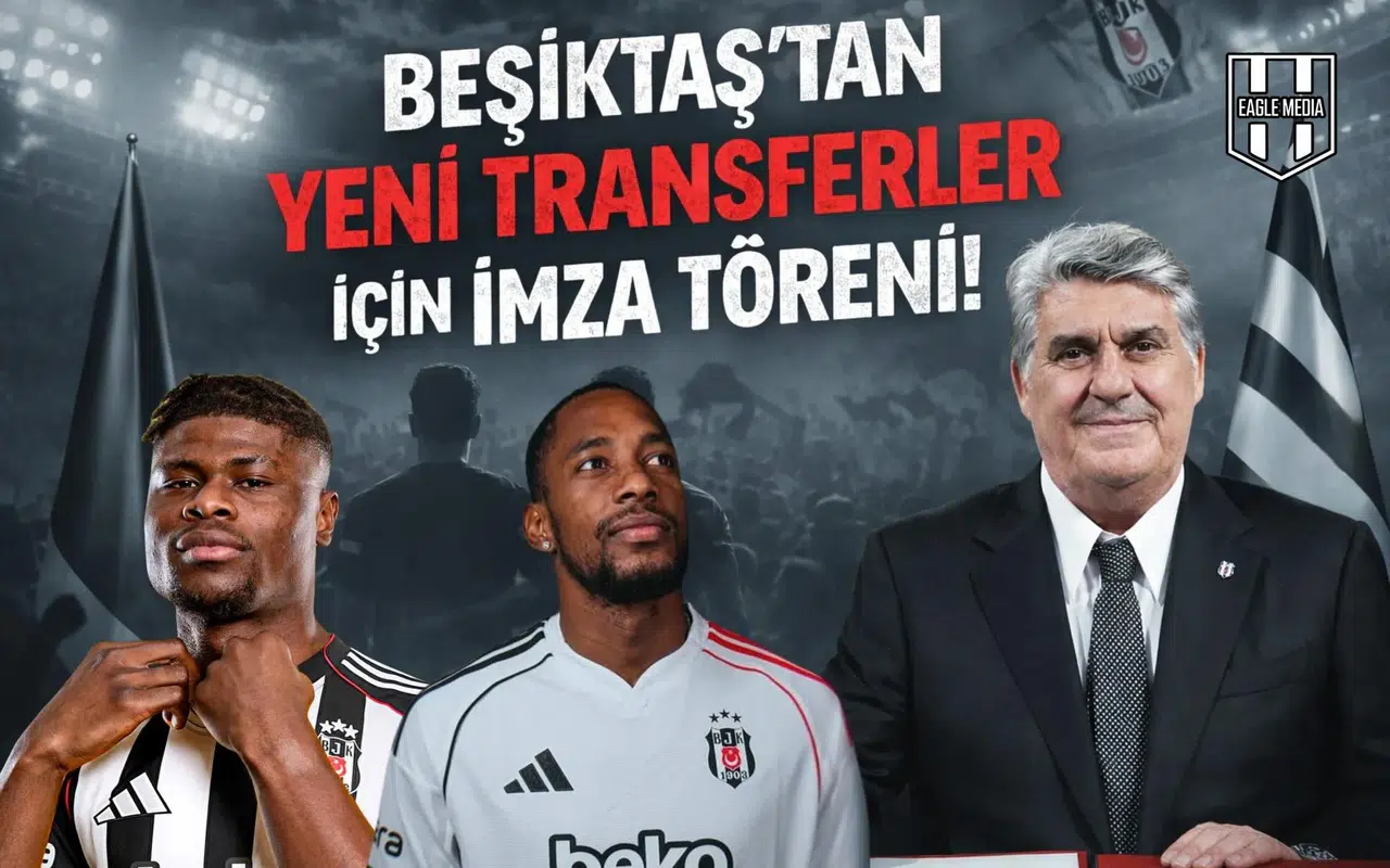 Beşiktaş'tan yeni transferler için imza töreni!