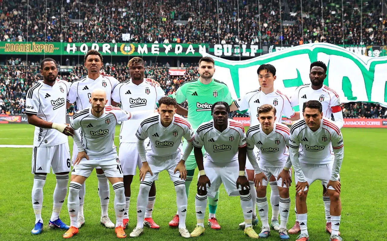 Kocaelispor Beşiktaş  maçının ilk yarı verileri!