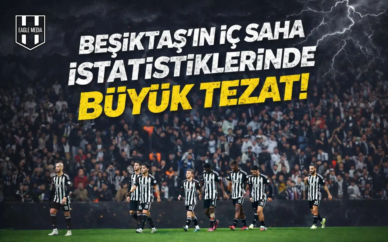 Beşiktaş’ın iç saha istatistiklerinde büyük tezat!