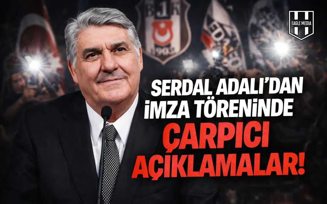 Serdal Adalı'dan imza töreninde çarpıcı açıklamalar!