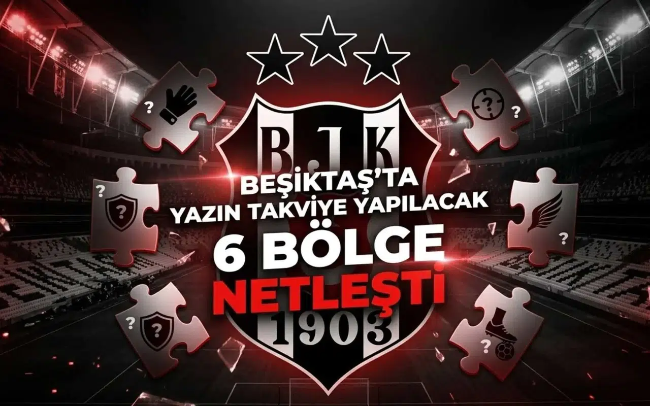 Beşiktaş'ta yazın takviye yapılacak 6 bölge netleşti