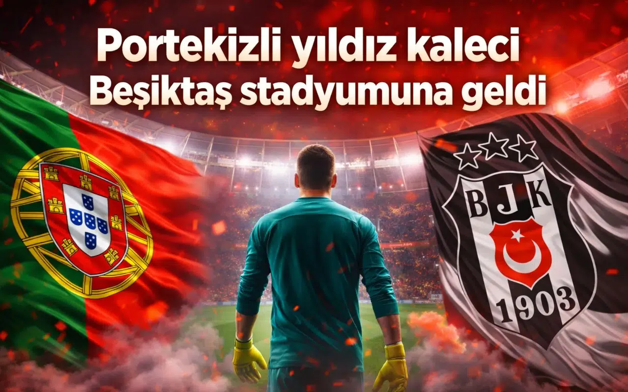 Portekizli yıldız kaleci Beşiktaş stadyumuna geldi