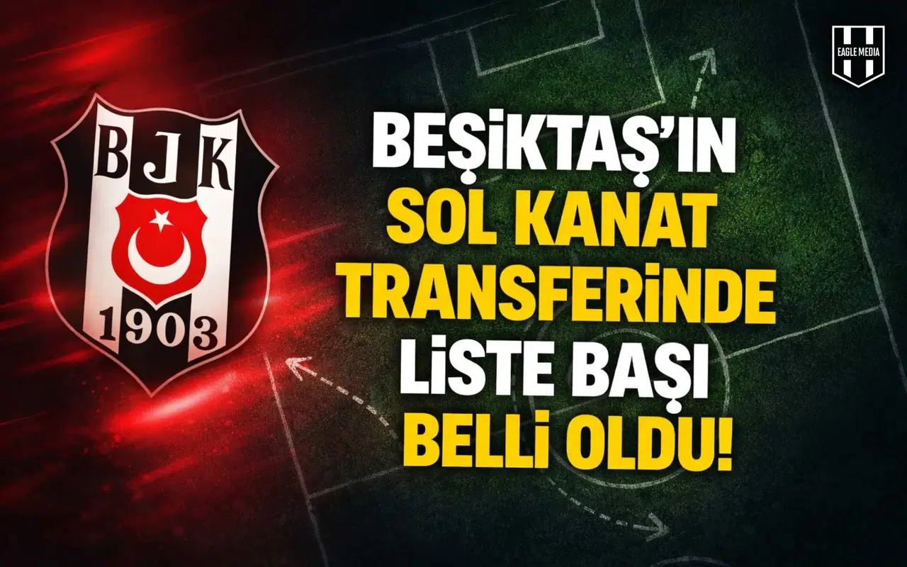 Beşiktaş'ın sol kanat transferinde liste başı belli oldu