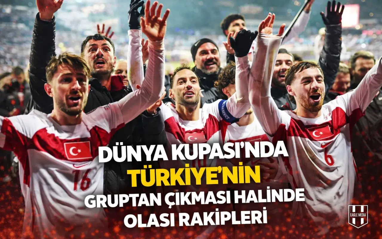 Dünya Kupası'nda Türkiye'nin gruptan çıkması halinde olası rakipleri