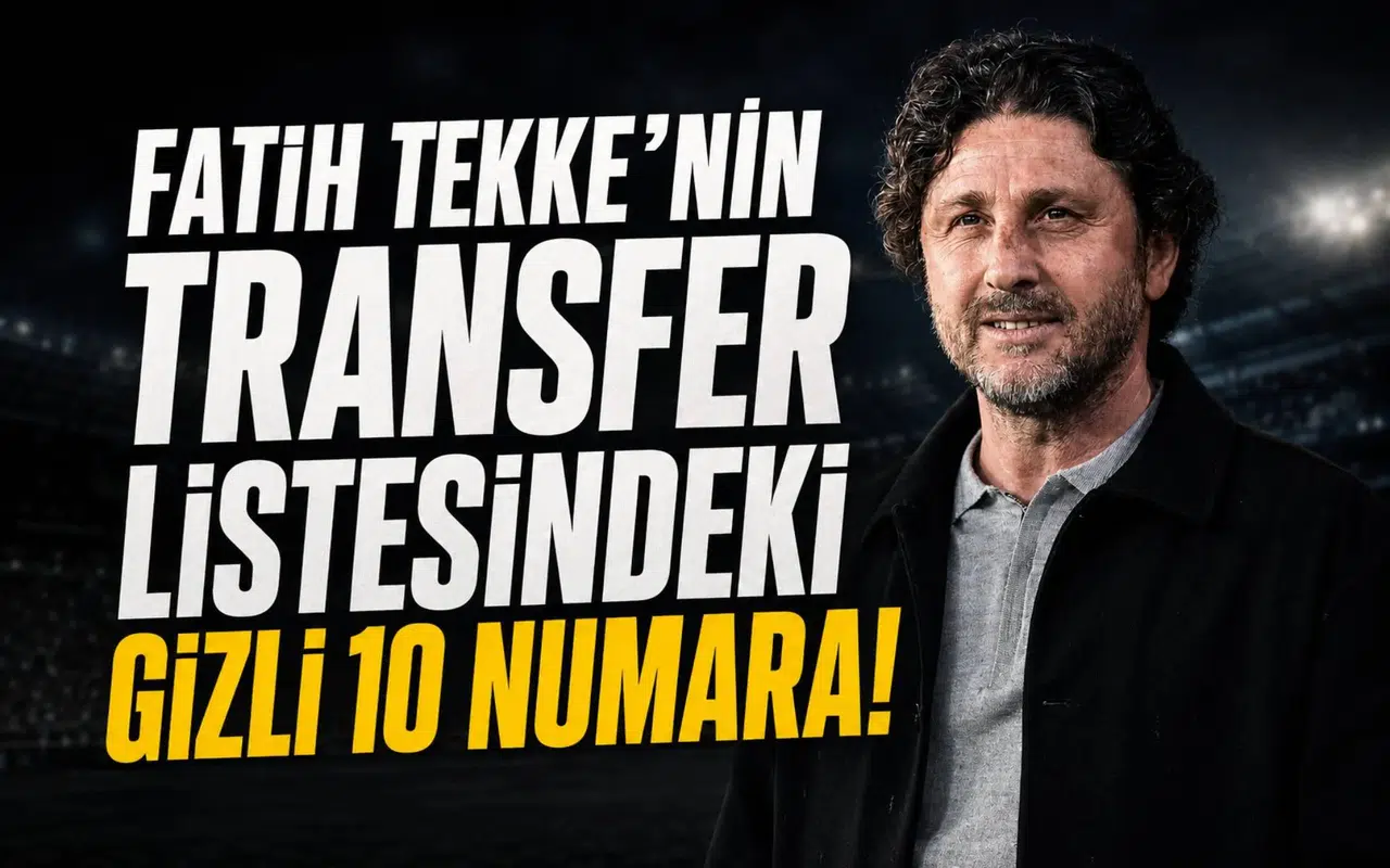 Fatih Tekke’nin transfer listesindeki gizli 10 numara!