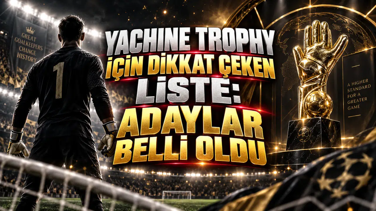 YACHINE TROPHY İÇİN DİKKAT ÇEKEN LİSTE: ADAYLAR BELLİ OLDU