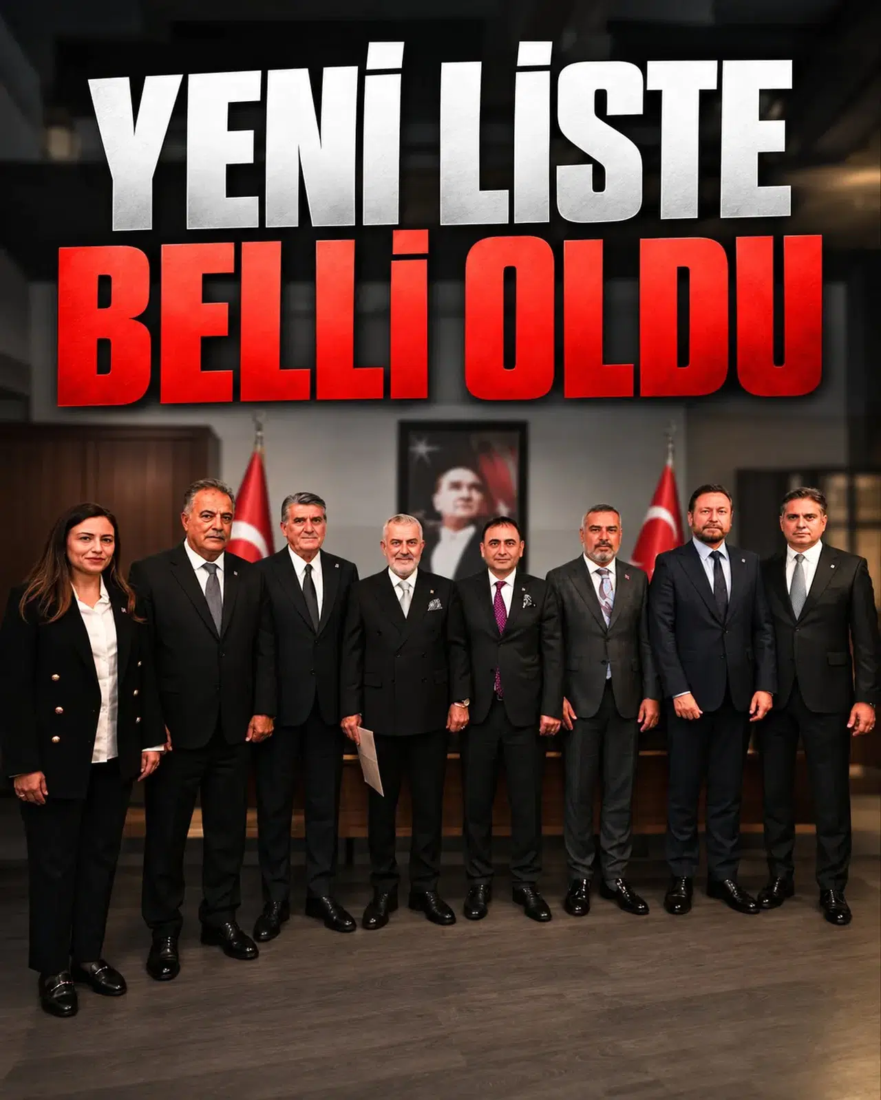 Serdal Adalı’nın Yeni Listesi Ortaya Çıktı! Yönetimde Büyük Değişim