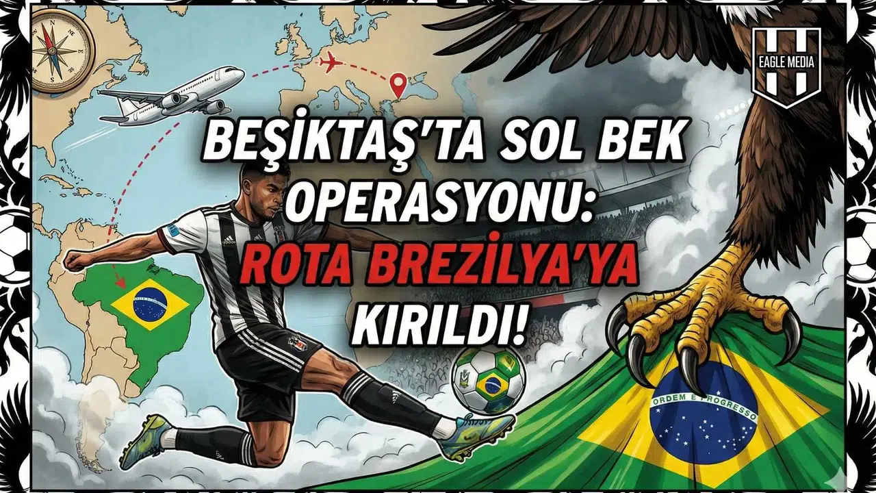 Beşiktaş'ta sol bek operasyonu: Rota Brezilya'ya kırıldı!