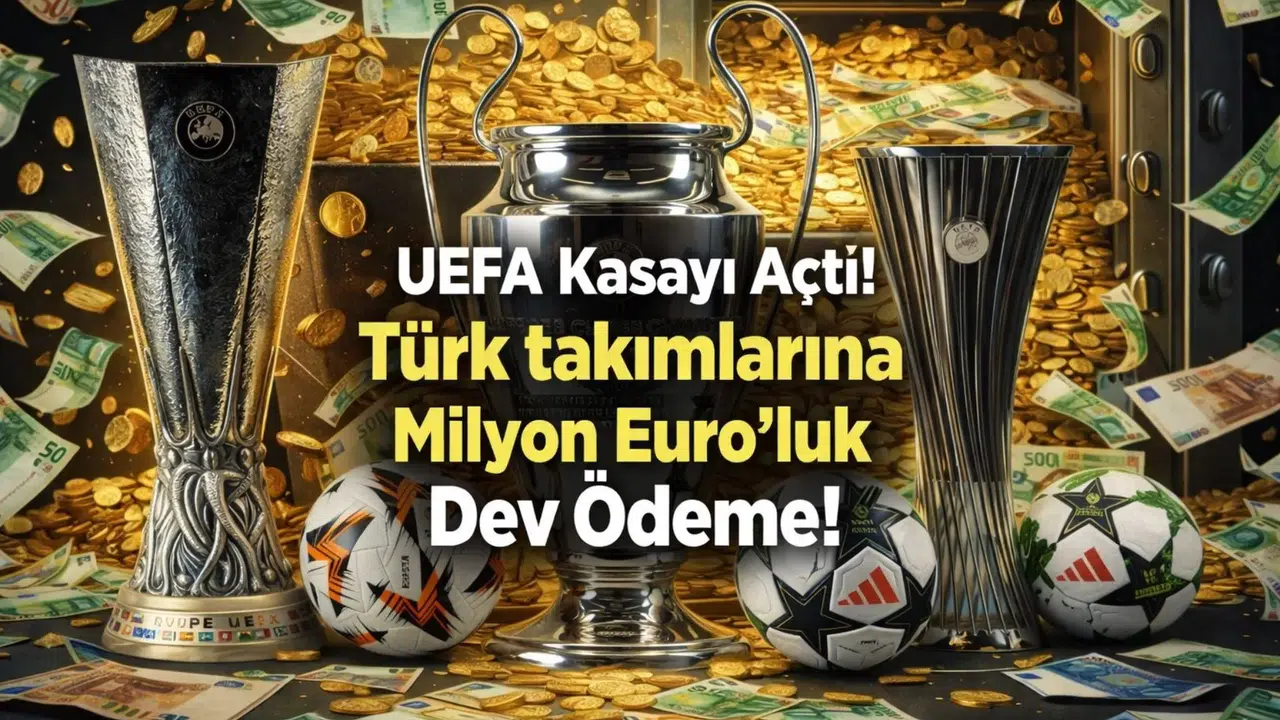 UEFA Kasayı Açtı! Türk takımlarına Milyon Euro'luk Dev Ödeme!