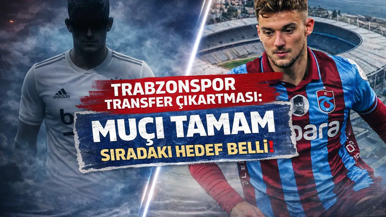 Trabzonspor transfer çıkartması: Muçi tamam sıradaki hedef belli!