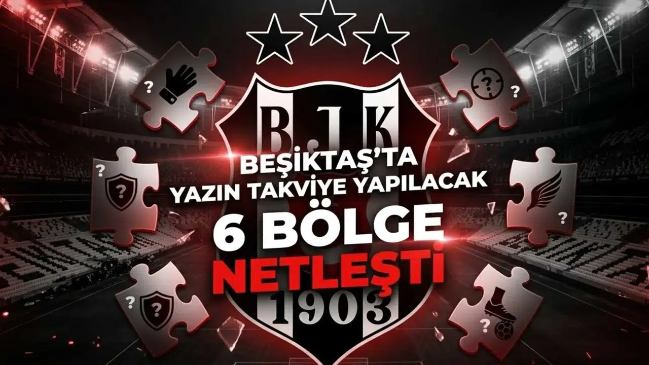 Beşiktaş'ta yazın takviye yapılacak 6 bölge netleşti