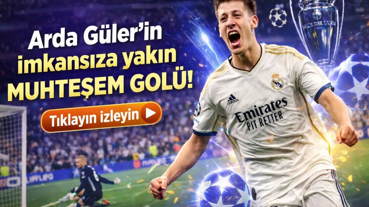 Arda Güler’in imkansıza yakın muhteşem golü! Tıklayın izleyin