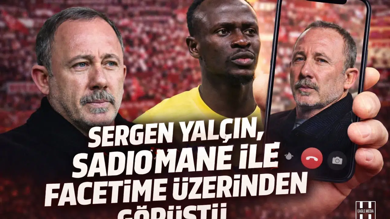 Sergen Yalçın, Sadio Mane ile FaceTime üzerinden görüştü
