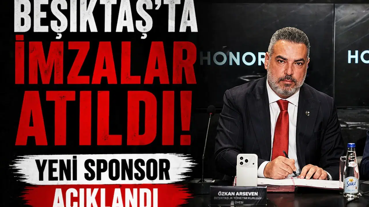 Beşiktaş'ta imzalar atıldı: Yeni sponsor açıklandı