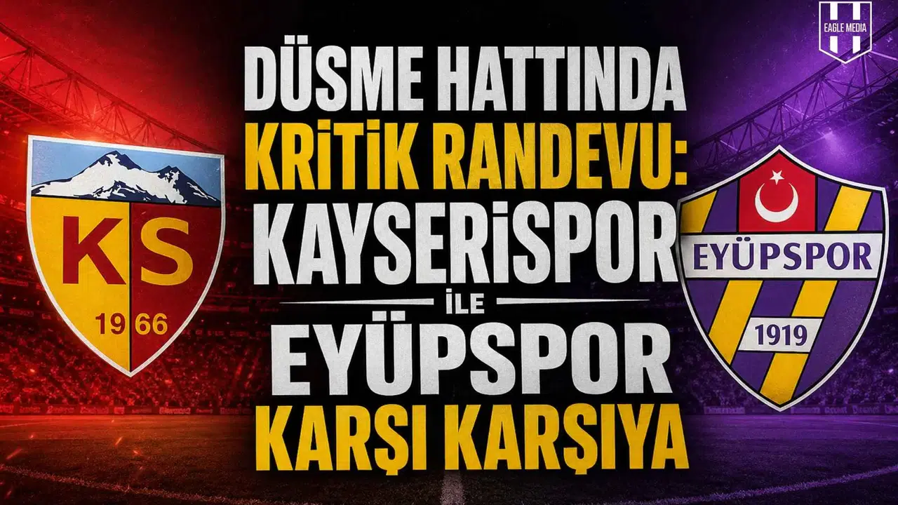 Düşme hattında kritik randevu: Kayserispor ile Eyüpspor karşı karşıya