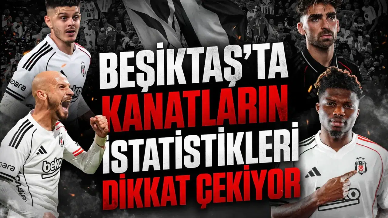 Beşiktaş’ta kanatların istatistikleri dikkat çekiyor