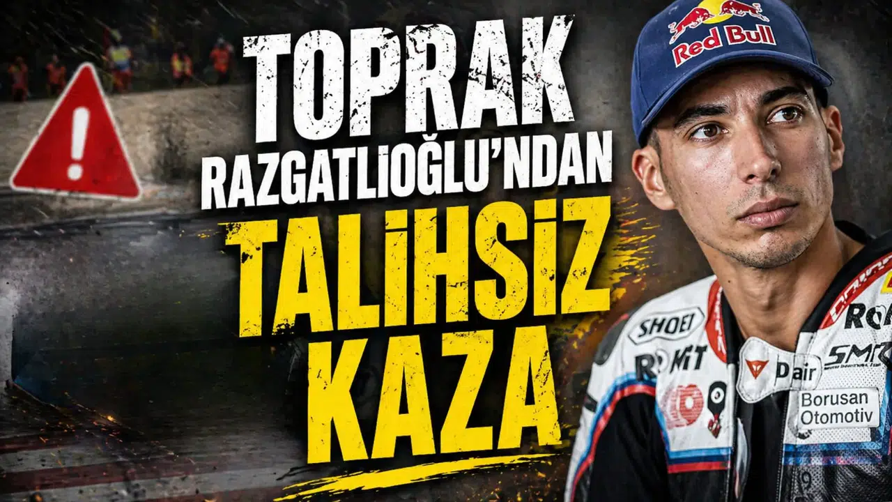Toprak Razgatlıoğlu'ndan talihsiz kaza