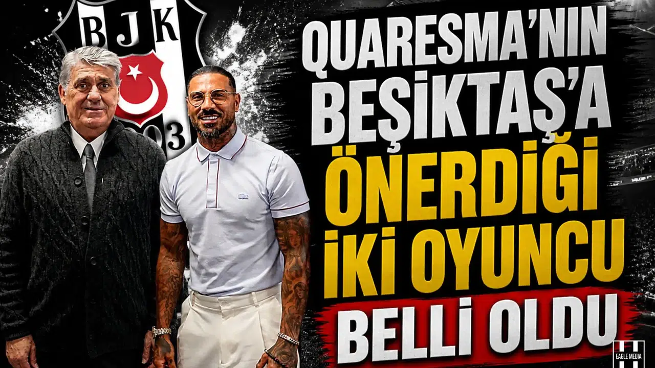 Quaresma’nın Beşiktaş’a önerdiği iki oyuncu belli oldu