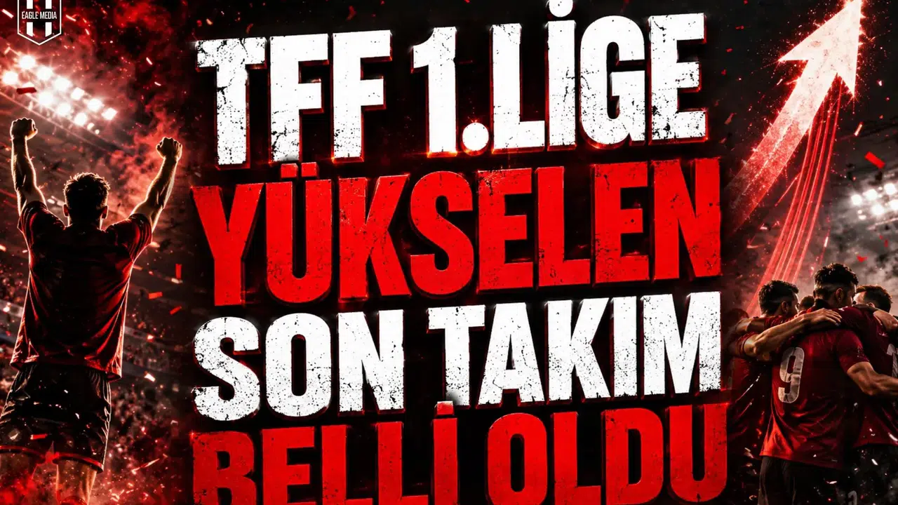 TFF 1. Lige yükselen son takım belli oldu