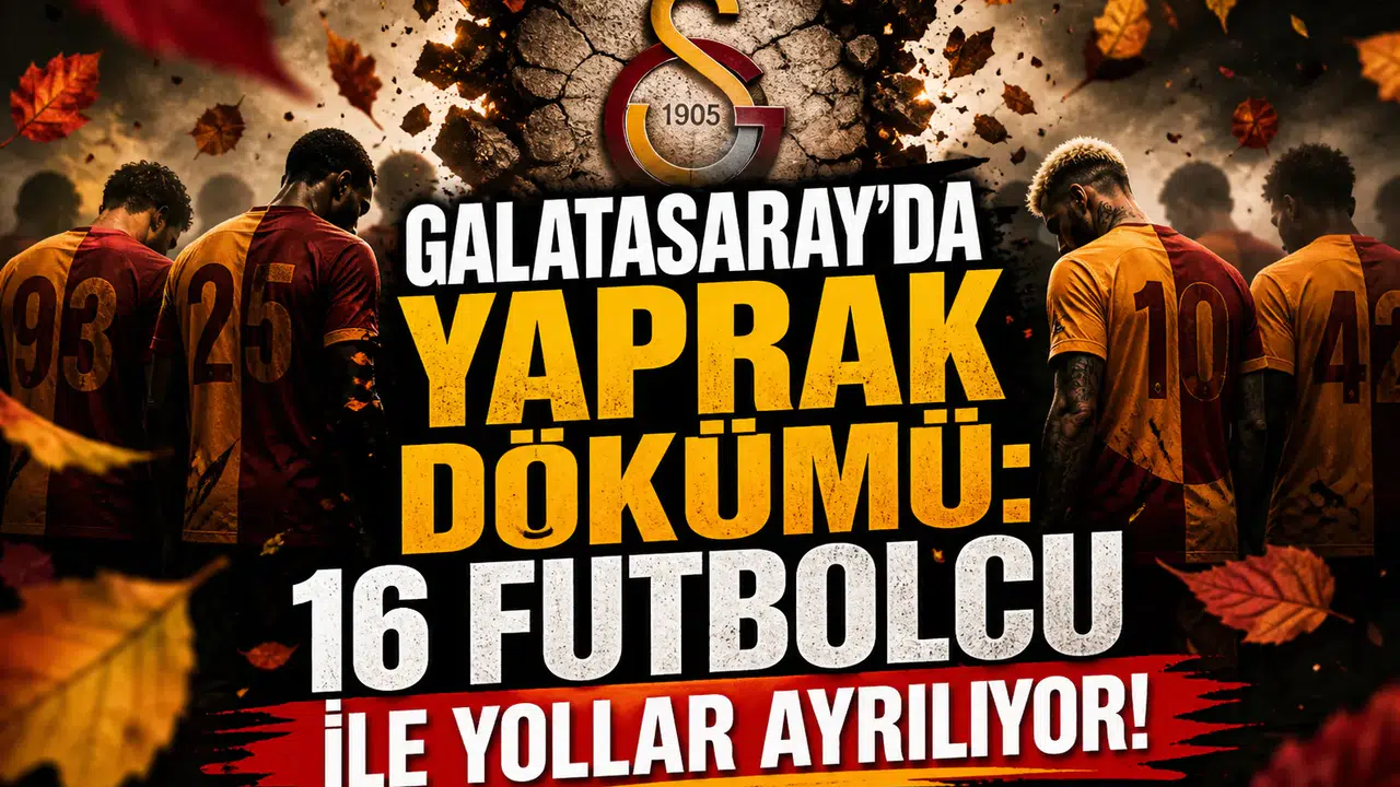 Galatasaray'da Yaprak Dökümü: 16 Futbolcu İle Yollar Ayrılıyor!