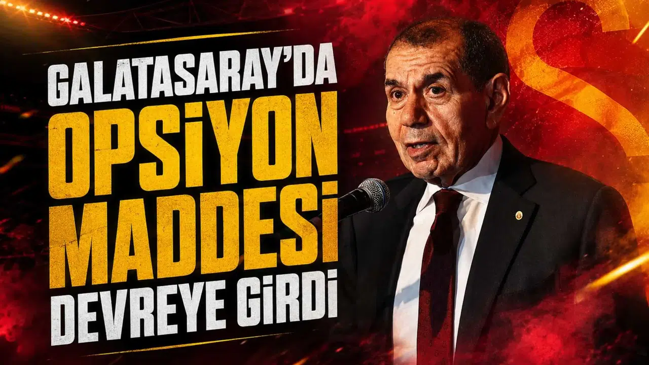 Galatasaray’da opsiyon maddesi devreye girdi