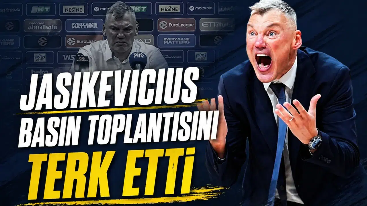 Jasikevicius basın toplantısını terk etti