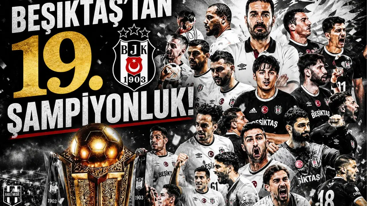 Beşiktaş'tan 19. şampiyonluk