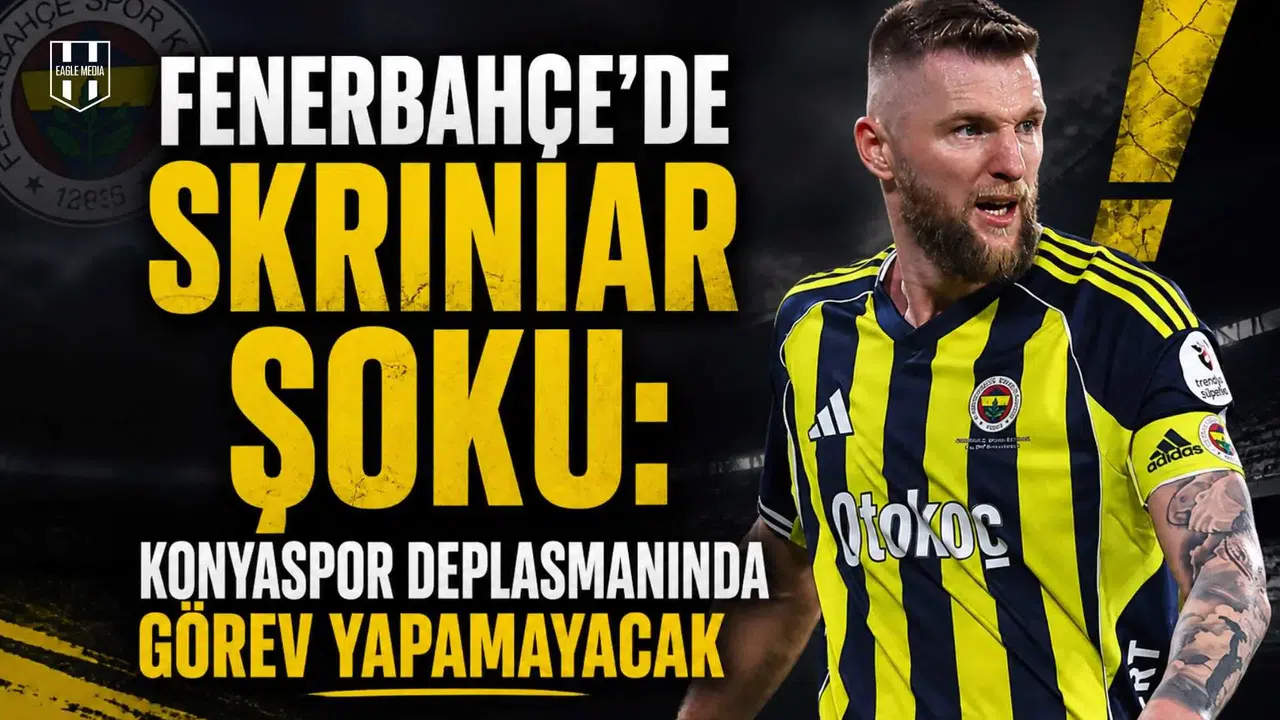 Fenerbahçe'de Skriniar şoku: Konyaspor deplasmanında görev yapamayacak