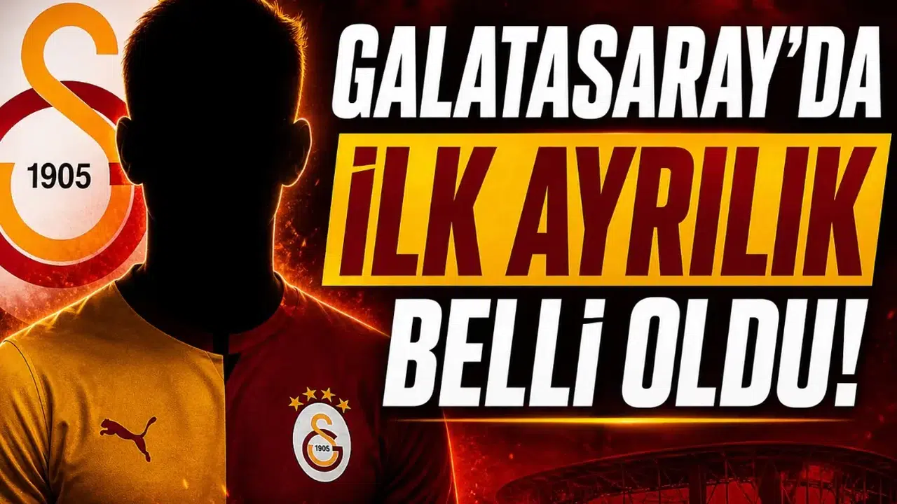 Galatasaray'da ilk ayrılık belli oldu