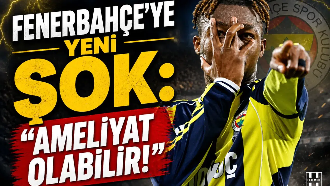 Fenerbahçe'ye yeni şok:  ameliyat olabilir!