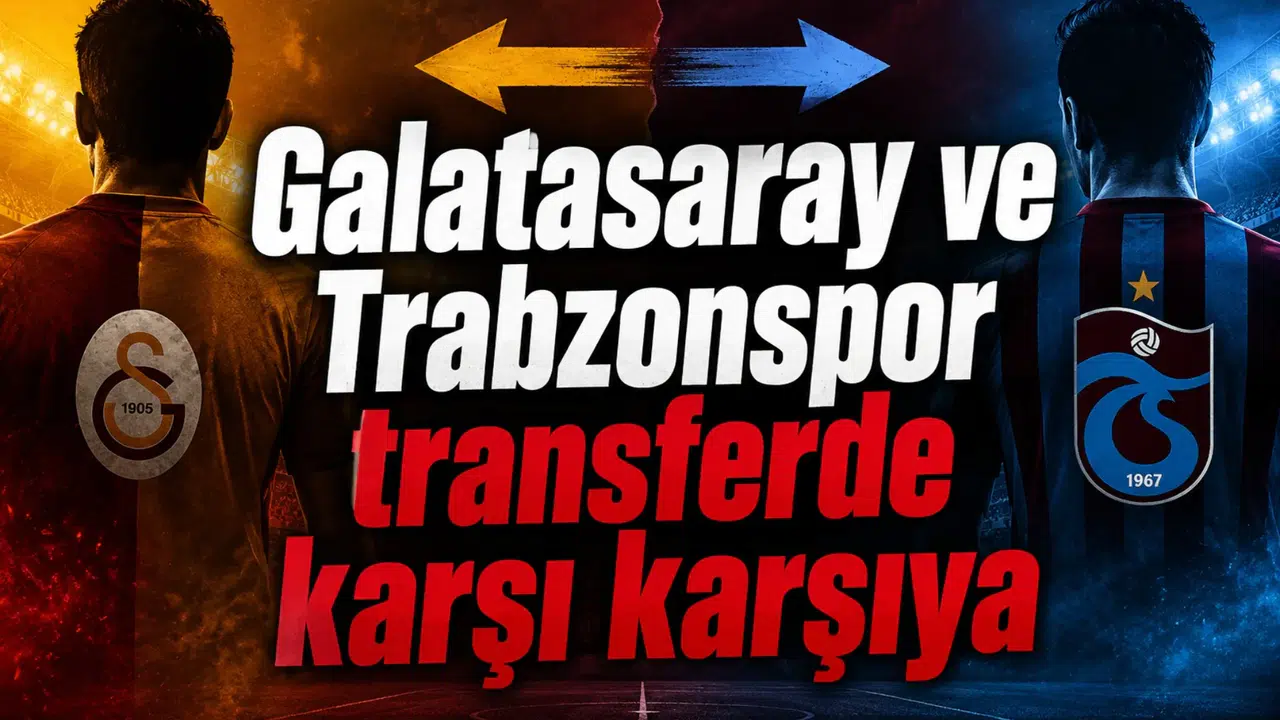 Galatasaray ve Trabzonspor transferde karşı karşıya