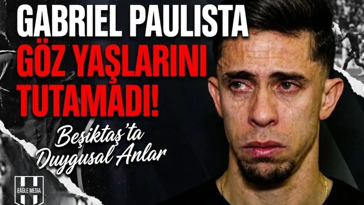 Gabriel Paulista göz yaşlarını tutamadı
