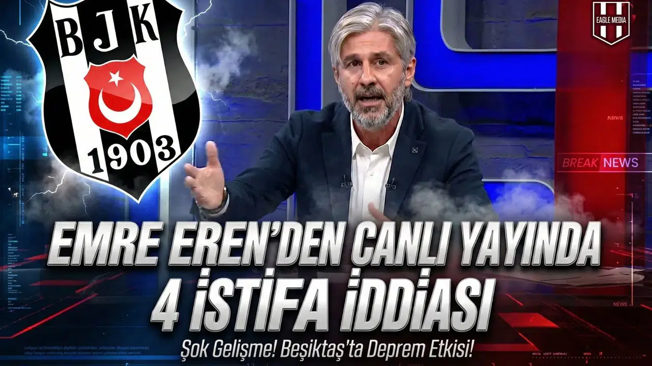 Emre Eren’den canlı yayında 4 istifa iddiası