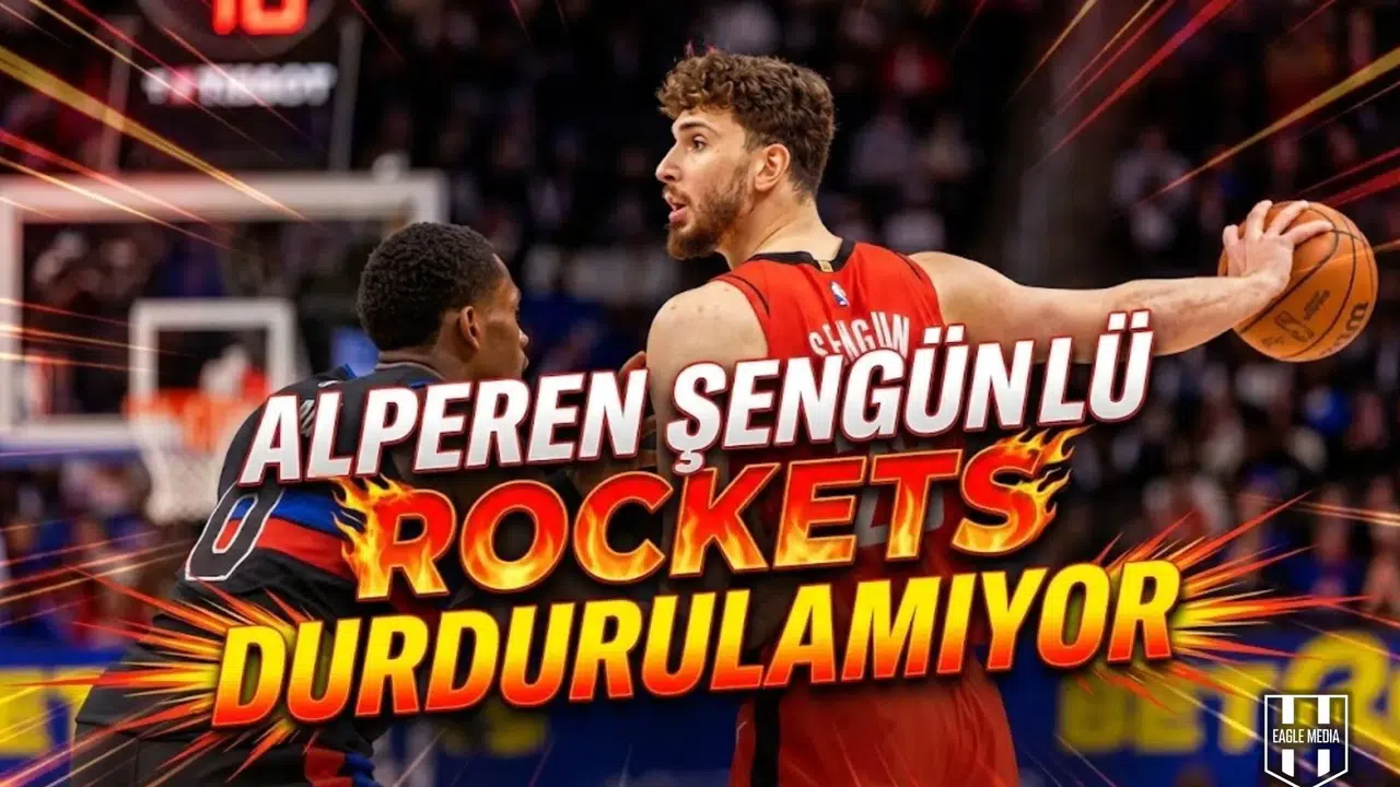 Alperen Şengün ve Durant el ele! Rockets Pistons'ı devirdi