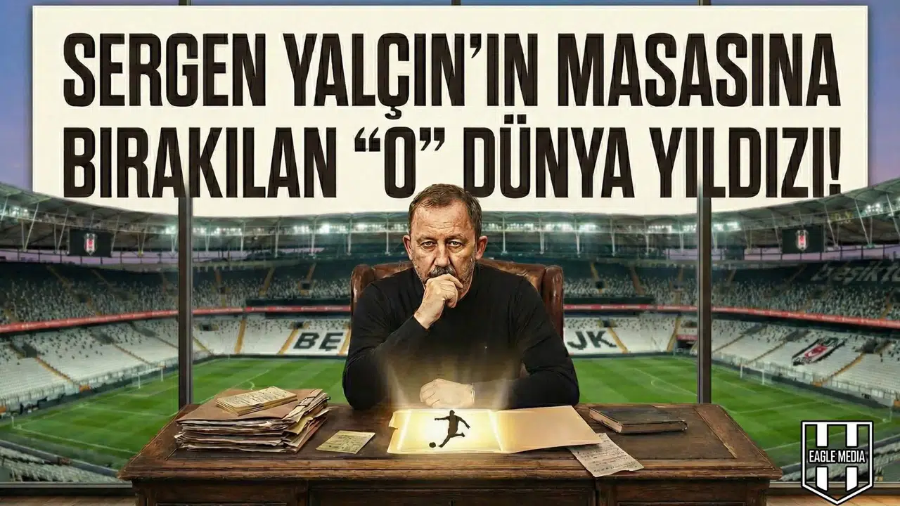 Sergen Yalçın'ın masasına bırakılan  o  dünya yıldızı!