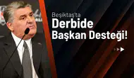 Beşiktaş Başkanı Takımını Tribünden Motive Ediyor!