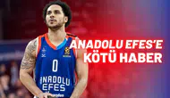 Anadolu Efes'e Larkin'den kötü haber