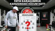 Beşiktaş’ın Fatih Karagümrük karşısındaki hücum hattı