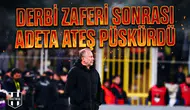 Sergen Yalçın derbi zaferi sonrası adeta ateş püskürdü