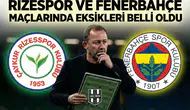 Beşiktaş'ın, Rizespor ve Fenerbahçe maçlarında eksikleri belli oldu
