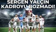 Sergen Yalçın kadroyu bozmadı! İşte Beşiktaş'ın ileri dörtlüsü
