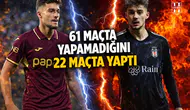 61 maçta yapamadığını 22 maçta yaptı