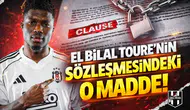 El Bilal Toure’nin sözleşmesindeki o madde!