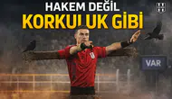 Hakem değil korkuluk gibi