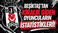 Beşiktaş’tan kiralık giden oyuncuların istatistikleri!