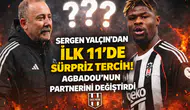 Sergen Yalçın'dan ilk 11'de sürpriz tercih! Agbadou'nun partnerini değiştirdi