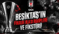 Beşiktaş’ın finalde olası rakipleri ve fikstürü