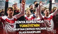 Dünya Kupası'nda Türkiye'nin gruptan çıkması halinde olası rakipleri